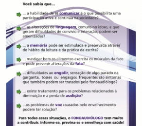 Envelhecimento Ativo 2012 - FRENTE